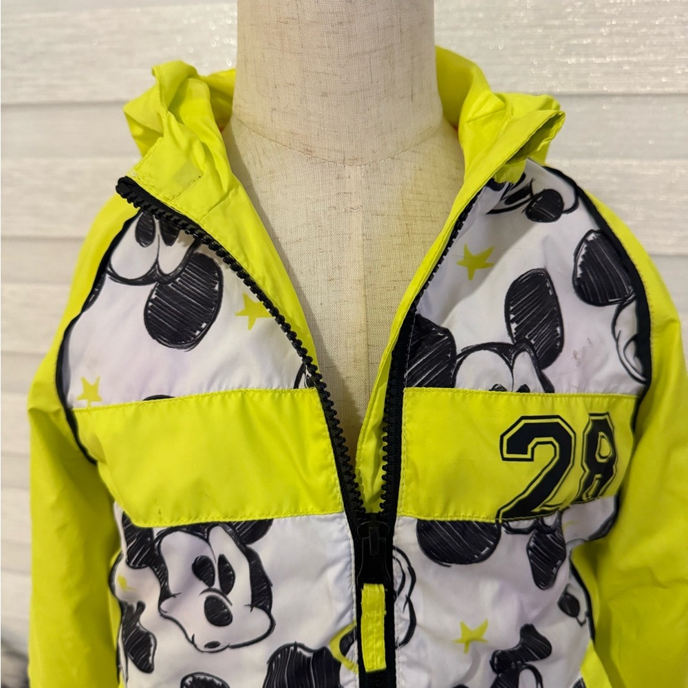 Disney Collection Boys Water Resistant Mickey Mouse Lightweight Raincoat, Sz. 4 - Picture 7 of 8